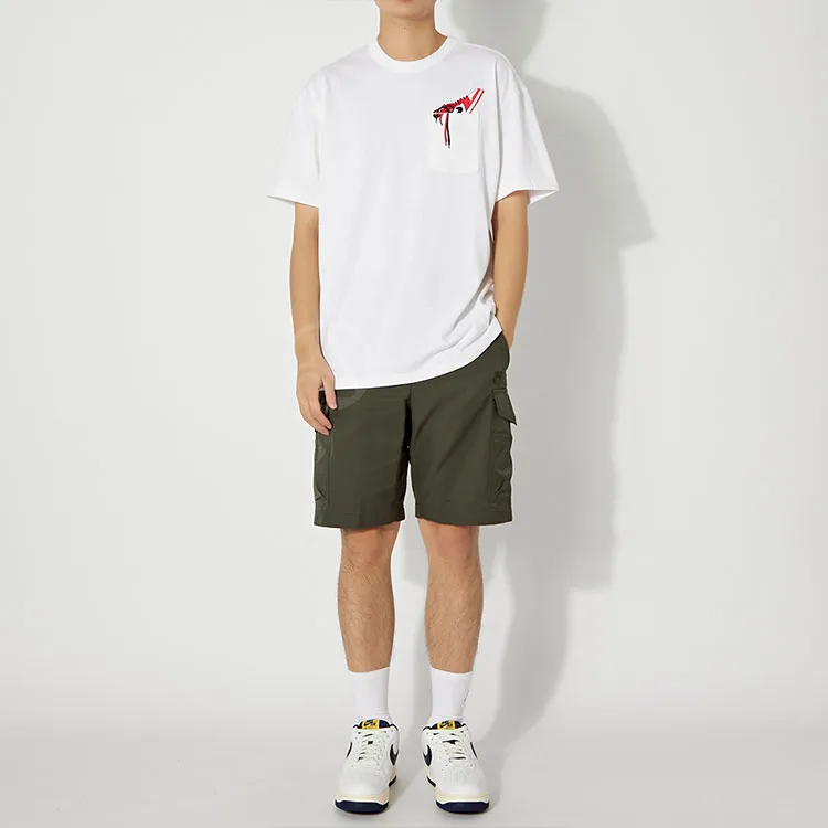 Jordan Set-in Sleeve T-Shirt Men's White-2