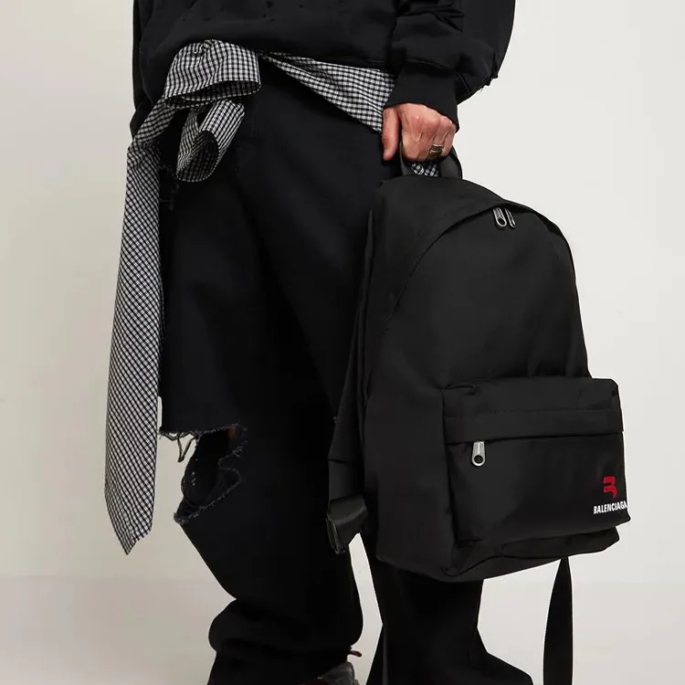 Balenciaga Explorer Polyamide Backpack Men's Black-4