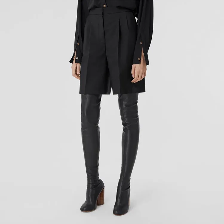 Burberry Casual Shorts Women's Black-3