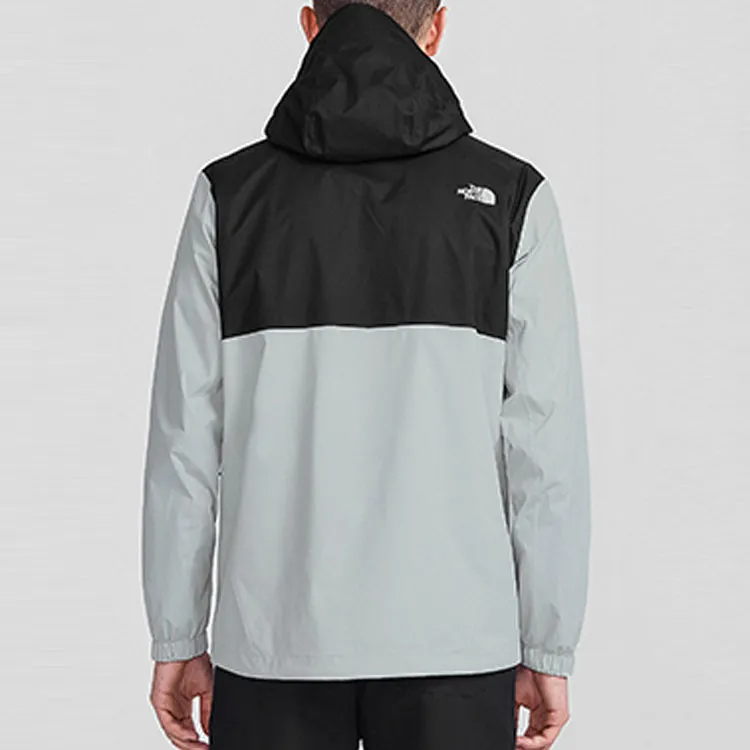 THE NORTH FACE City Outdoor Collection Water Resistant Windproof Breathable Windbreaker Jacket Men's Black Gray-5