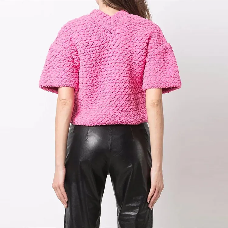 Bottega Veneta SS22 Loose Fit Sweater Women's Pink-2