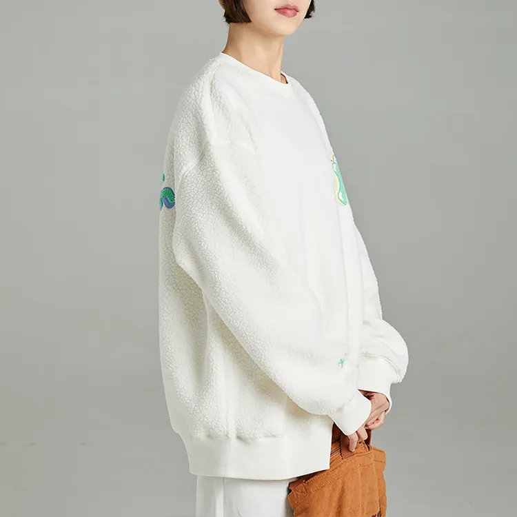 MLB Like Series Sweatshirts Unisex Cream-6