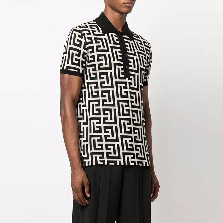 BALMAIN SS22 Polo Shirt Men's Black-2