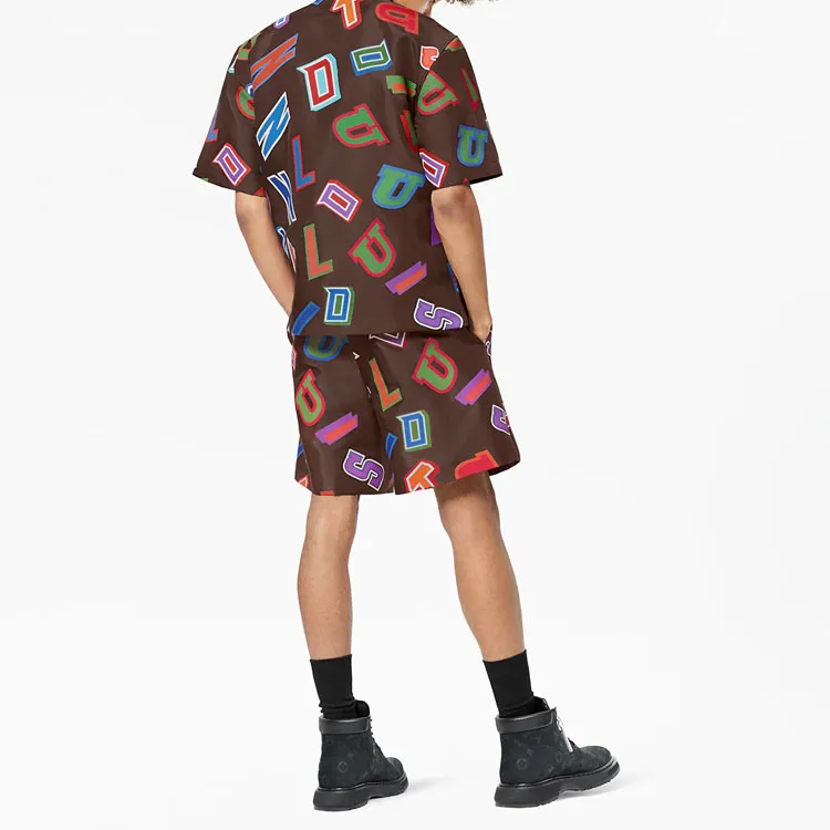 LOUIS VUITTON x NBA Shirt Men's Brown-2
