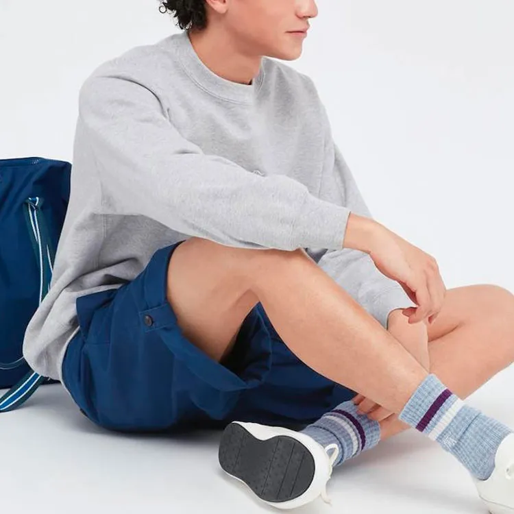Jw Anderson X UNIQLO Jw Anderson Co Branded Series Casual Shorts Men Sea Blue-2