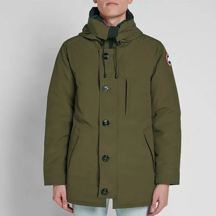 Canada Goose Down Jacket Men's Army Green-3