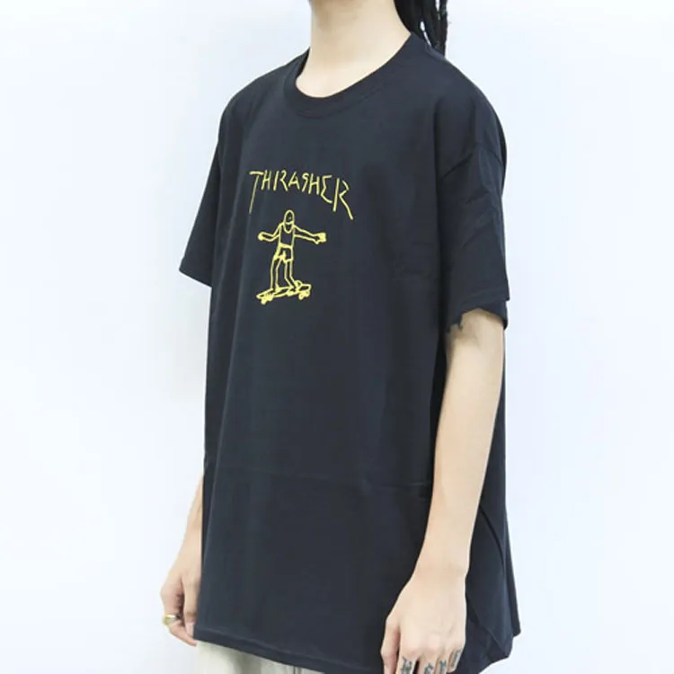 Thrasher Skater Graphic T-Shirt Black-5