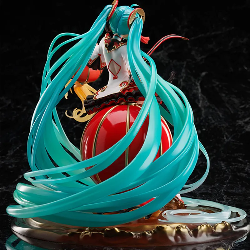 FURYU Hatsune Miku Vocaloid 2021 Spring Festival Ver. 24.5cm With Base Bonus Gifts-3