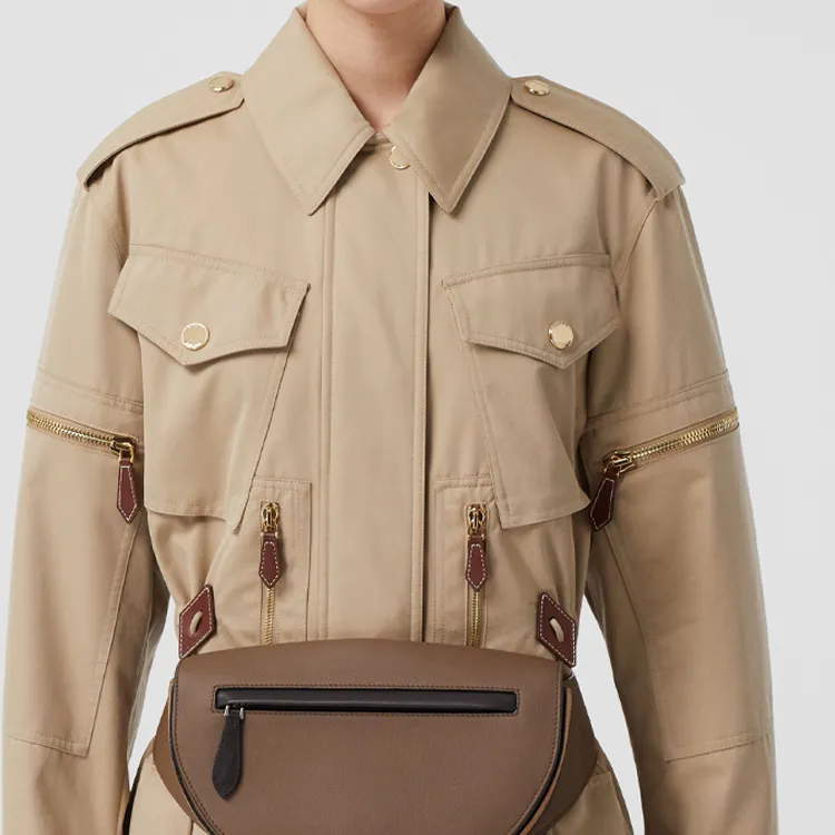Burberry Olympia Cow Leather Crescent Bag Sling Bag Crossbody Bag Fanny Pack Men's Umber-4