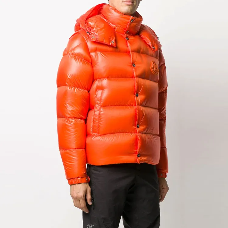 Moncler Down Jackets Men Orange-4