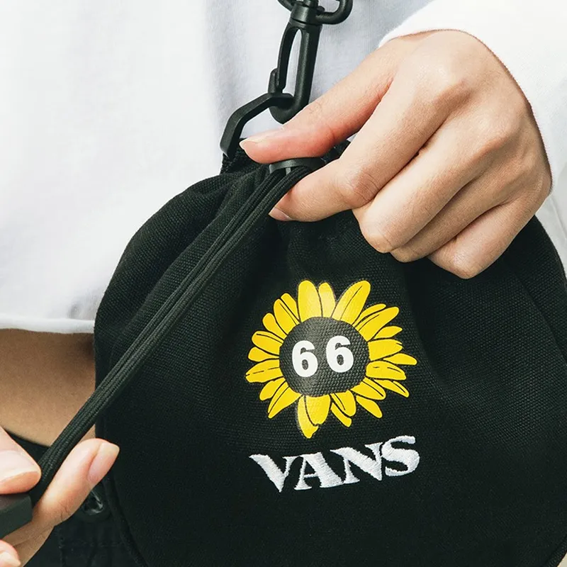 Vans Fabric Bucket Bags Shoulder Bag Crossbody Bag Regular Women's Black-4