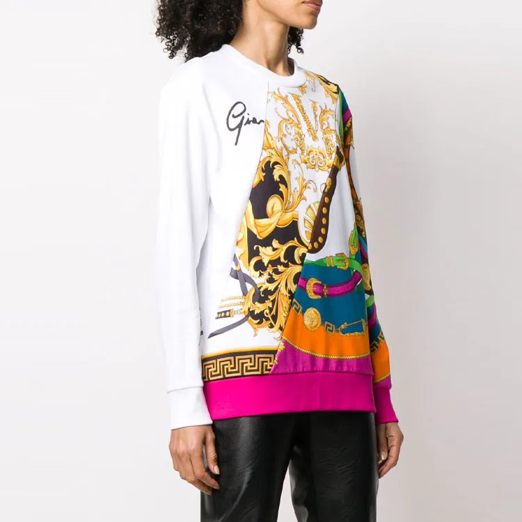 VERSACE Sweatshirts Women's White-4