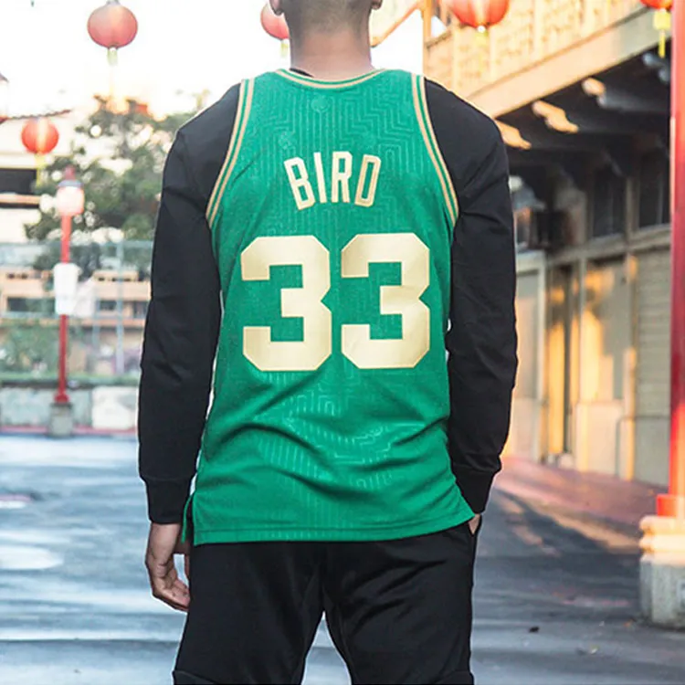 Mitchell & Ness Basketball Jerseys Men's Green-3