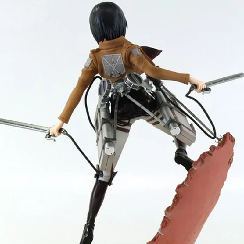FURYU Attack On Titan Mikasa Ackerman With Base 19cm Bonus Gifts-3