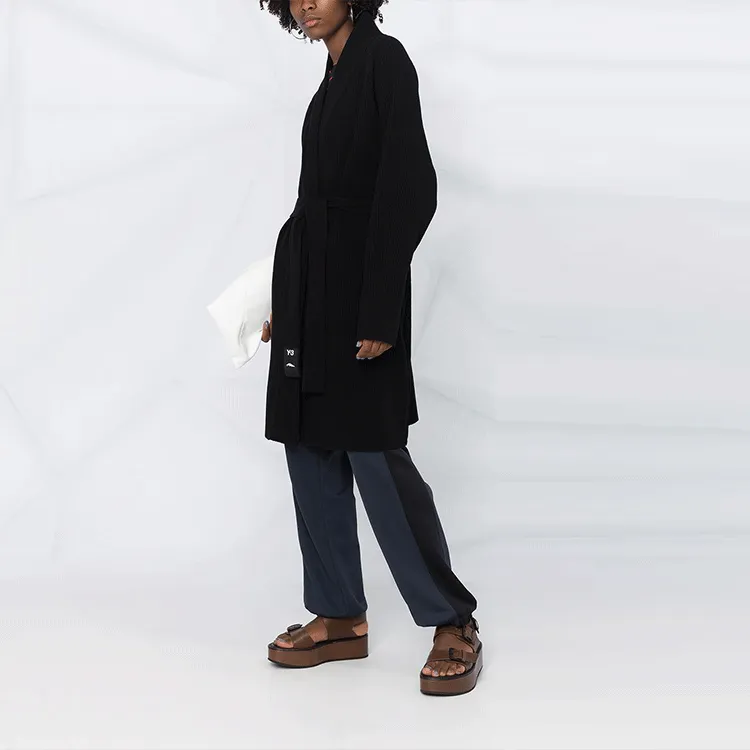 Y 3 FW21 Fitted Sweater Women's Black-3