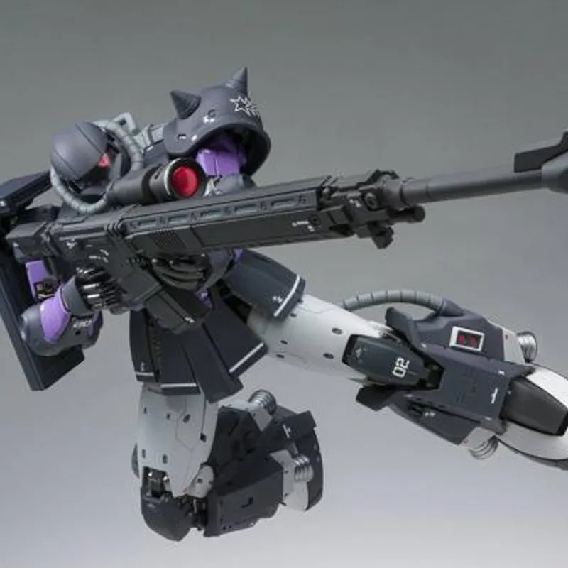 BANDAI FIX Zaku Alloy, High Mobility Type 2, Triple Star Black Assembled Models 12.5cm-4