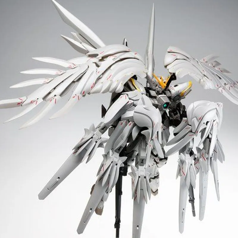 BANDAI FIX GFFMC Mobile Suit Gundam Wing Zero, White Snow Princess 18cm Hobby Model-3