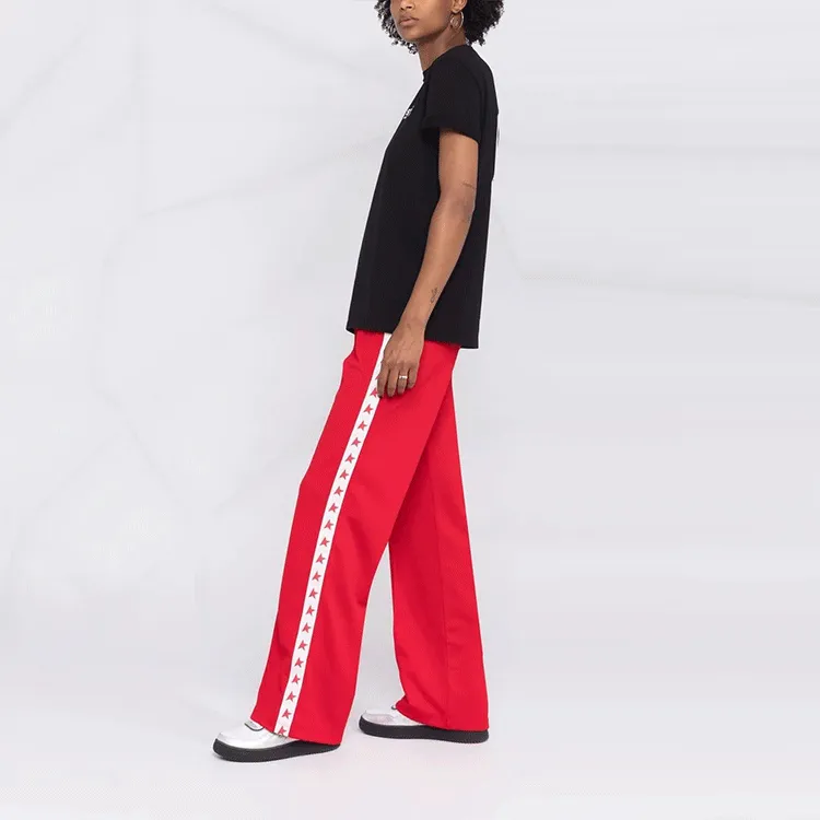 Golden Goose Knitted Sweatpants Women's Red-2