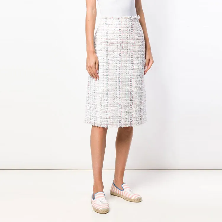 THOM BROWNE Casual Long Skirts Women's White-1