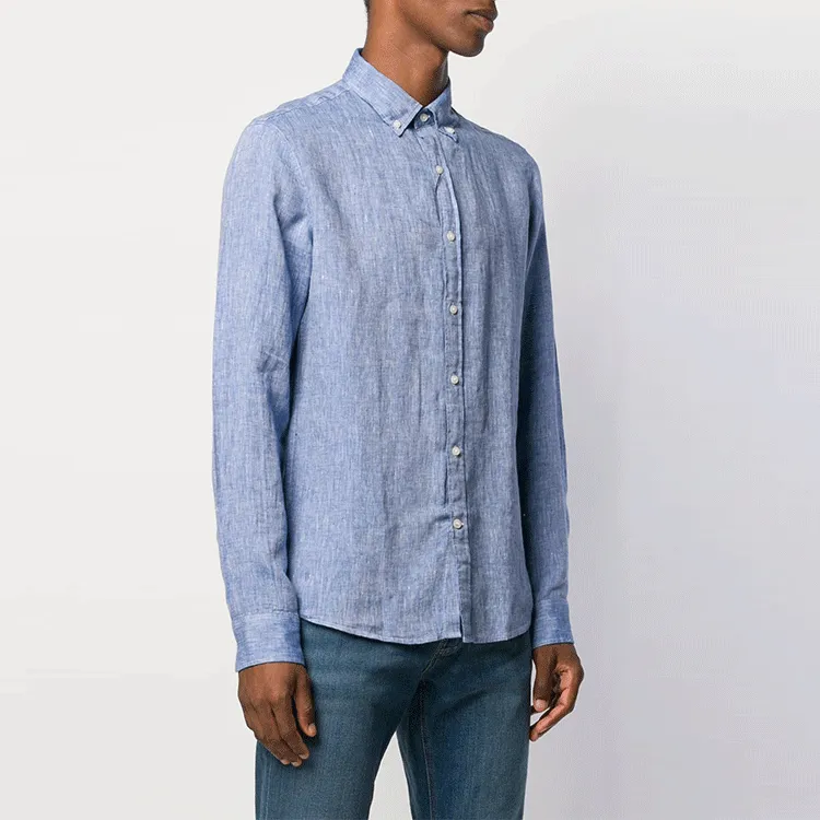 MICHAEL KORS Shirts Men Light Blue-3
