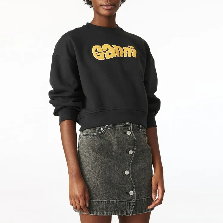 GANNI Sweatshirt 'Phantom'-1