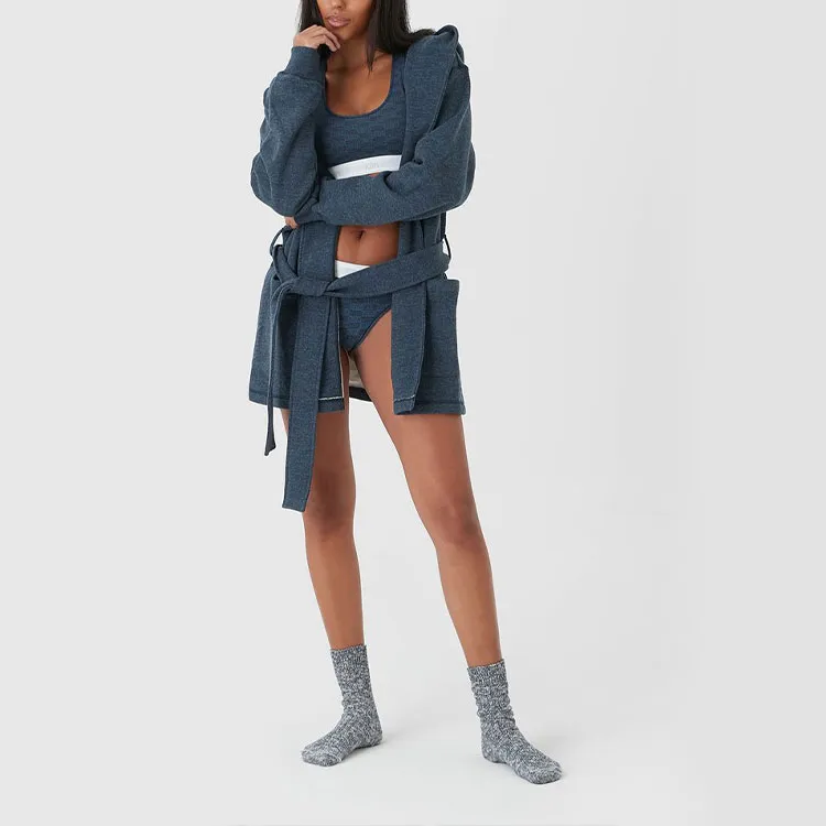 KITH Women's For Calvin Klein Classic Thong 'Navy Heather'-2