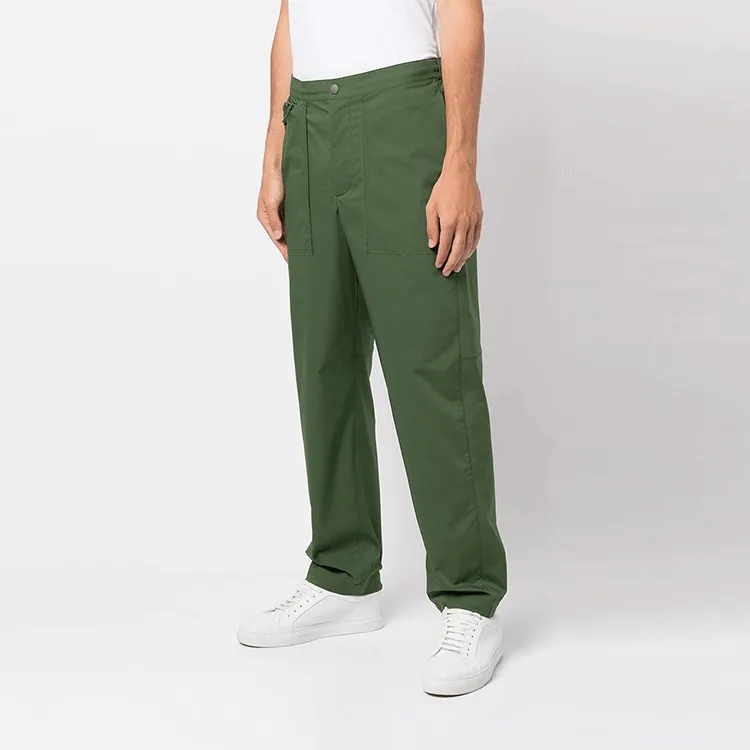 Homme Plissé Issey Miyake Casual Pants Men Green-3