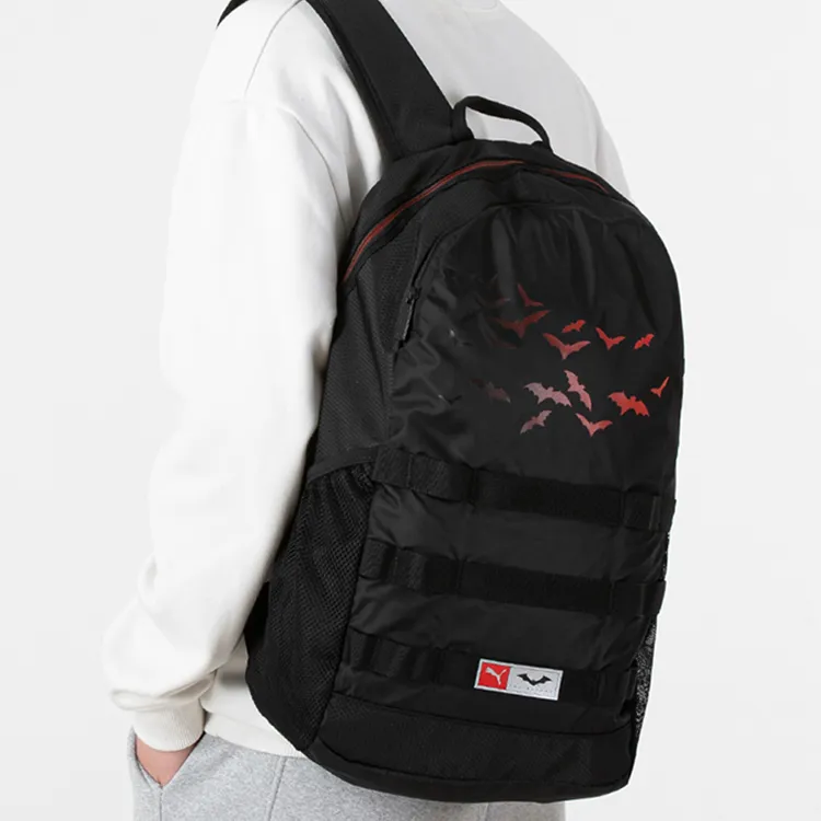 PUMA Batman Collaboration Collection Fabric Backpack Regular Unisex Black-4
