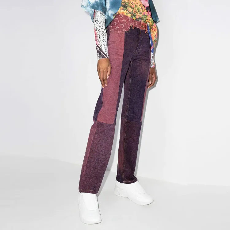 Marine Serre Jeans Women's Purple-1
