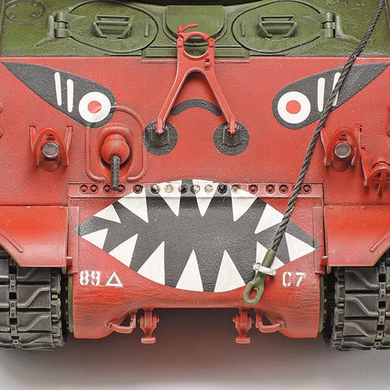 Tamiya MG 1/35 Armored Vehicle Collection, United States M4A3E8 Sherman Easy Eight Model Kits-2