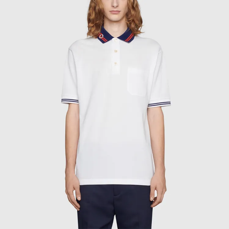 GUCCI SS22 Polo Shirt Men's White-2