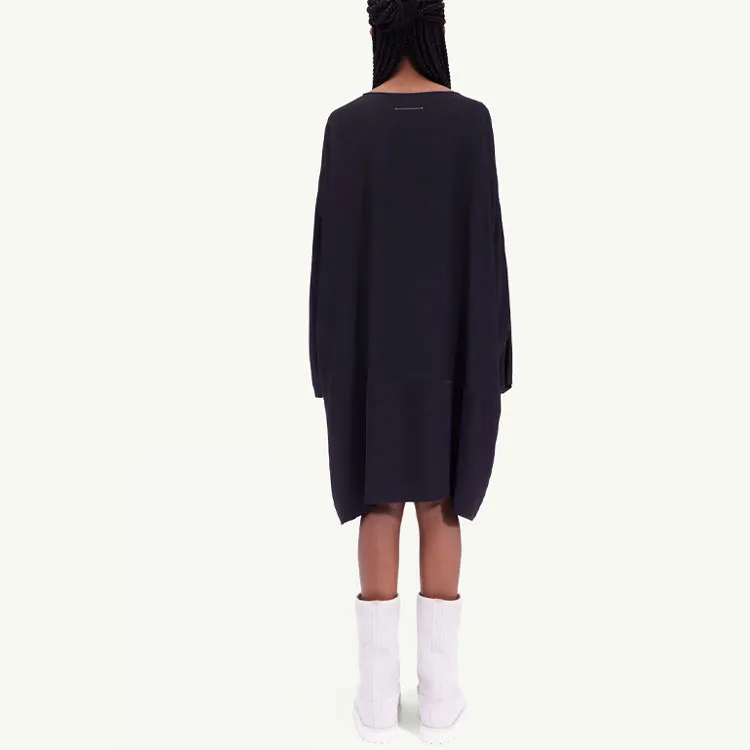 MM6 Maison Margiela Long Sleeved Dresses Women's Black-2
