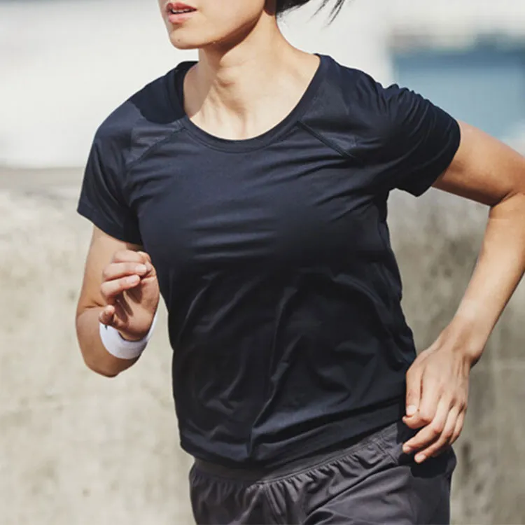 Under Armour Raglan Sleeve T Shirt Women's Black-5