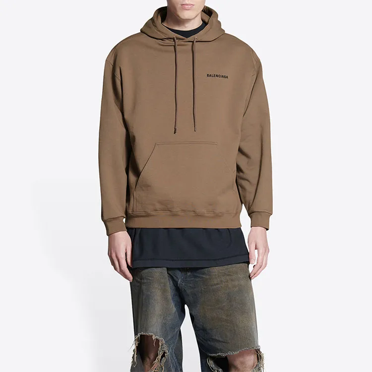 Balenciaga Back Logo Regular Fit Hoodie-2