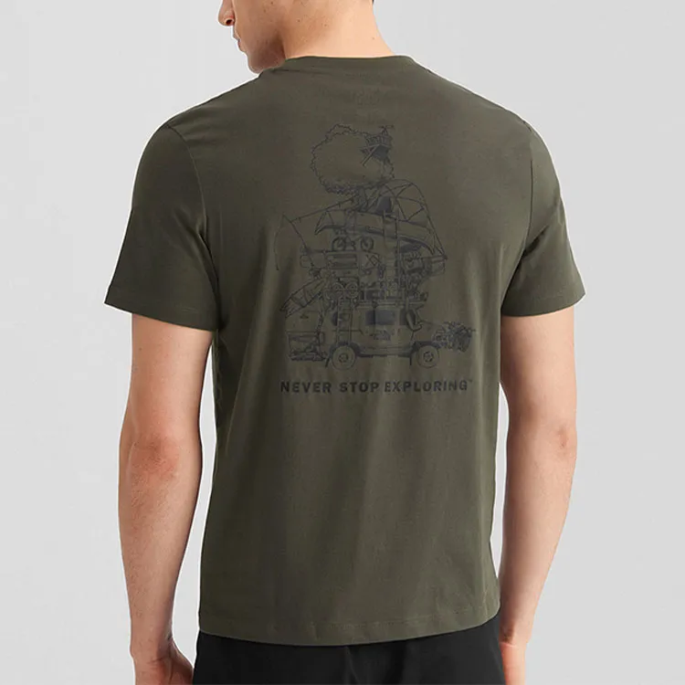 THE NORTH FACE Camping T Shirt Men's Green-3