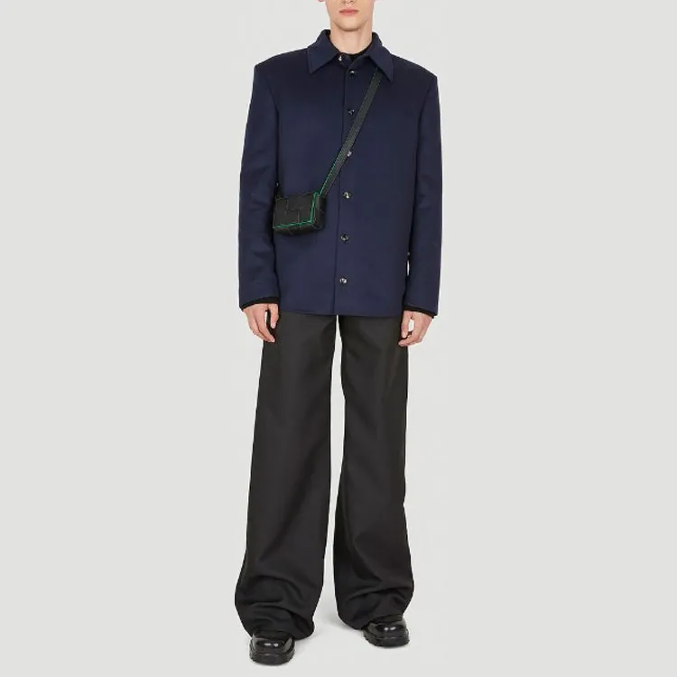 Bottega Veneta FW22 Jackets Coats Men's Blue-2