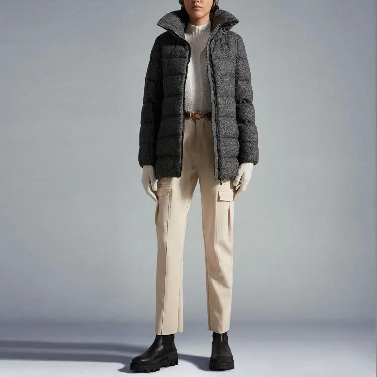 Moncler Down Jackets Women's Gray-1