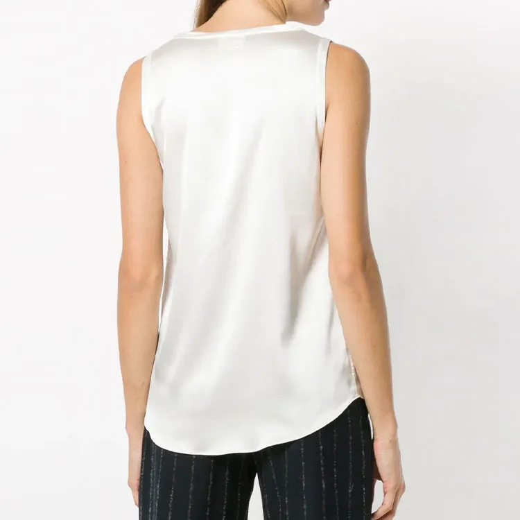 Brunello Cucinelli Scoop Neck Sleeveless Tank Top-4