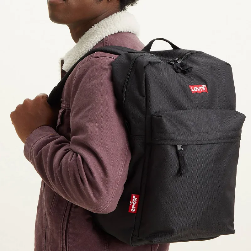 Levi's Polyester Backpack Regular Men's Black-4