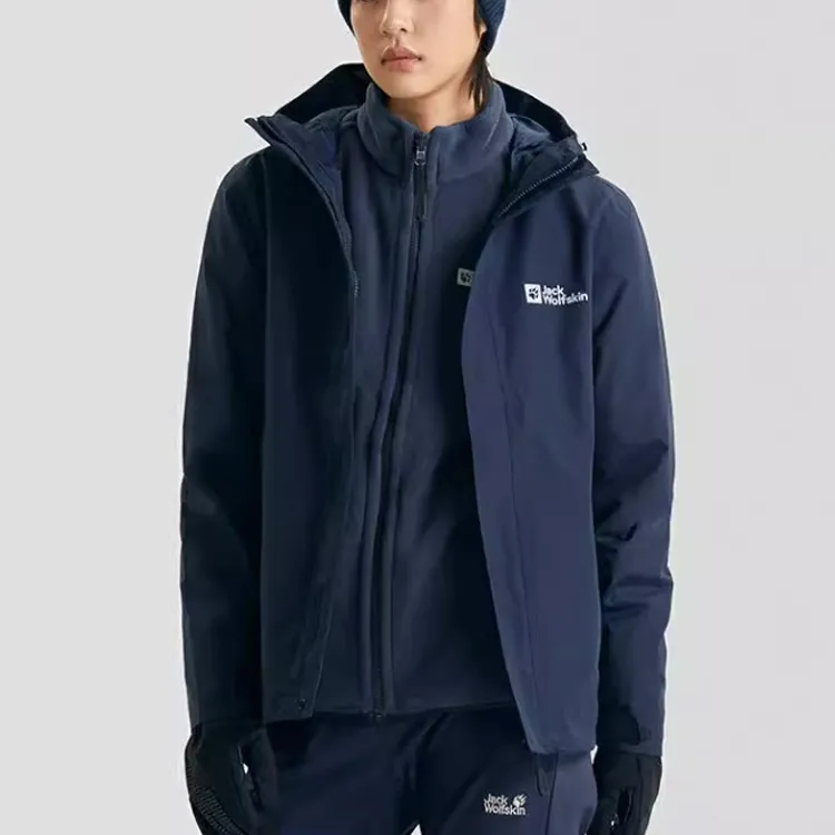 Jack Wolfskin Waterproof, Windproof, Breathable, Abrasion Resistant, Thermal, Water Repellent Windbreaker Jacket Men's-1