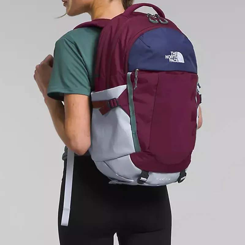 THE NORTH FACE Recycled Nylon Backpack Women's Raspberry/Changchun Multicolor-4