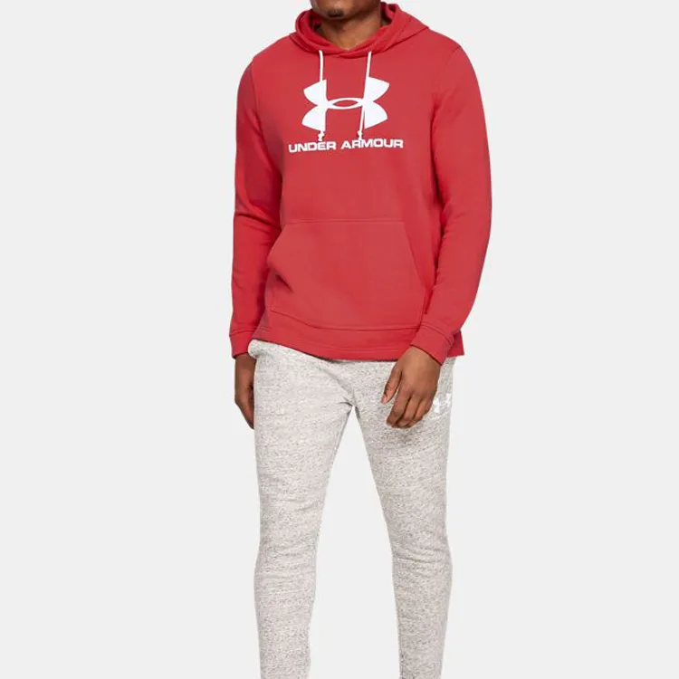 Under Armour Big Logo Sweatshirts Men Red-2