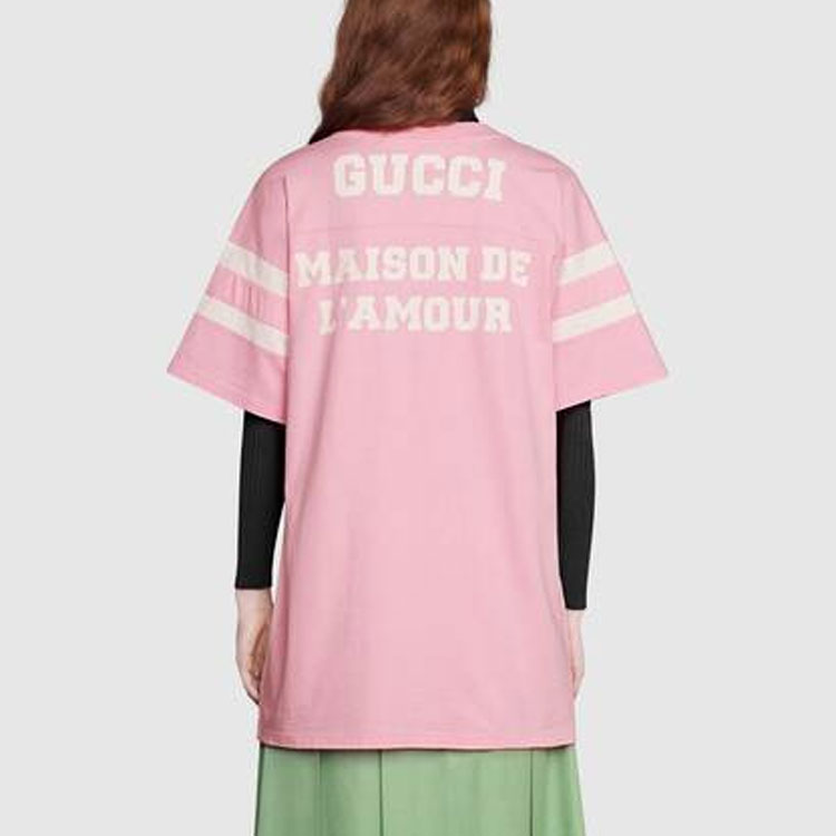 GUCCI 25 Eschatology Maison De Lamour T-Shirt Pink - Cheap GUCCI 25 Eschatology Maison De Lamour T-Shirt Pink - Cheap