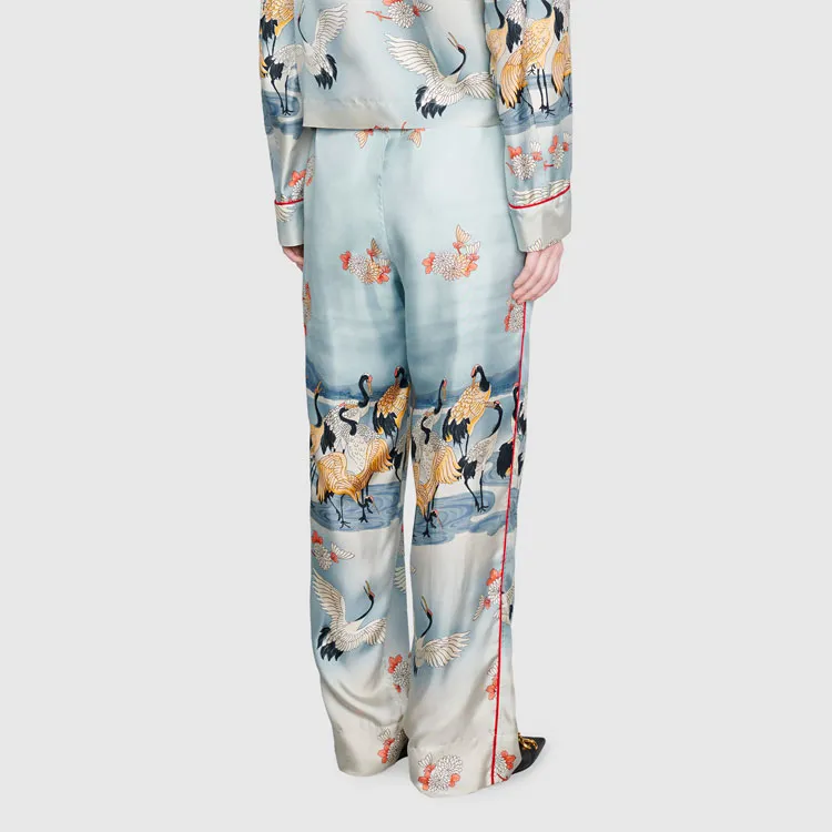 GUCCI Casual Pants Women's Light Blue-2