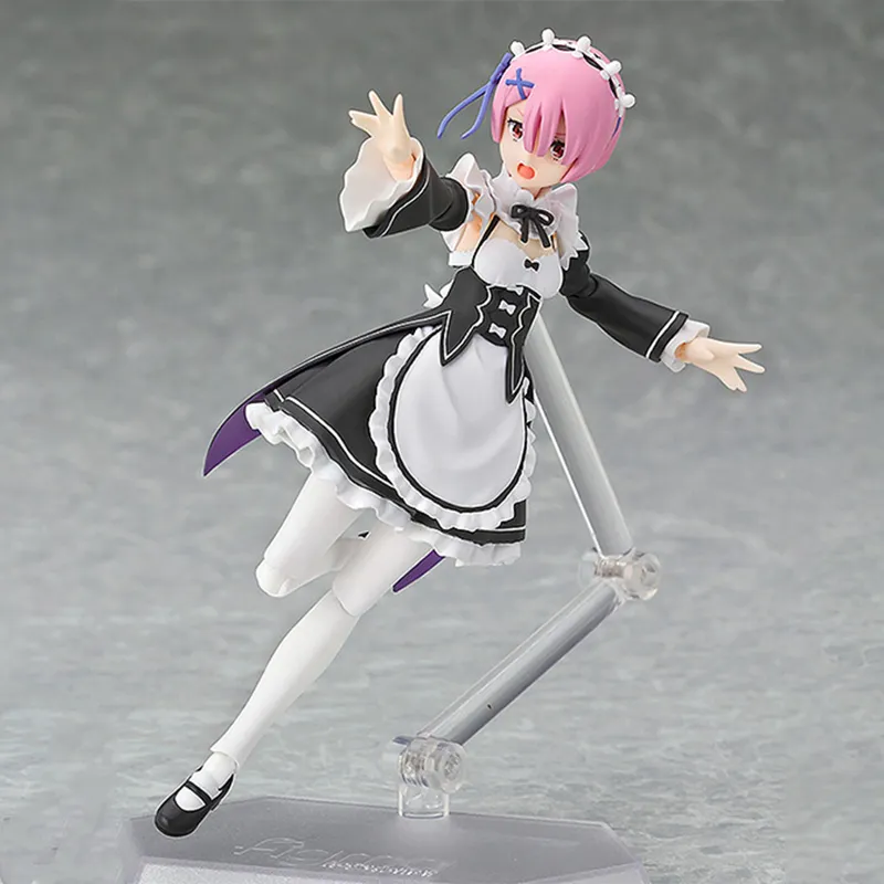 MAX Factory Ram Re Zero Starting Life In Another World Figma With Base Assembled Models-3