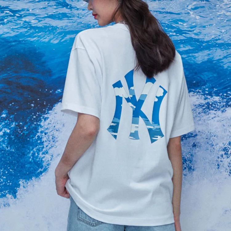 MLB New York Yankees T Shirts Unisex White-3