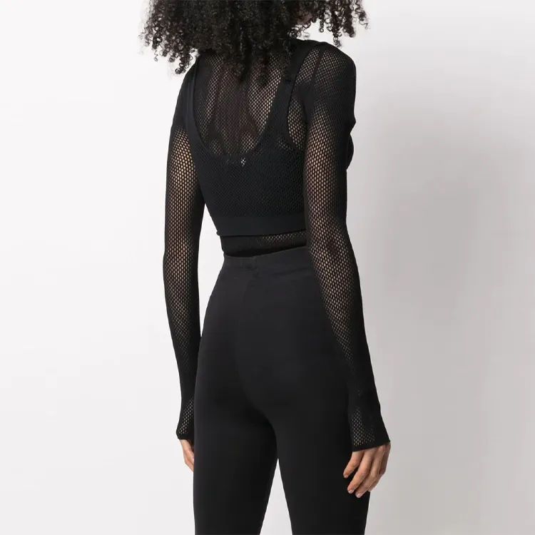 FENDI Layered Mesh Bodysuit-3