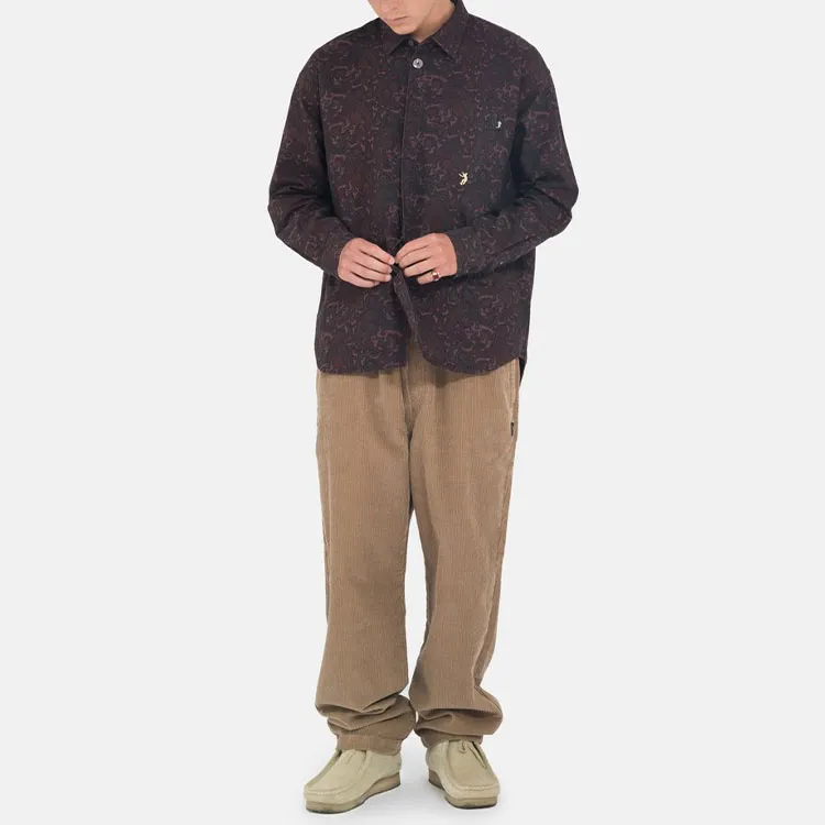 Union X Stussy X UNION Shirts Men Burgundy-2