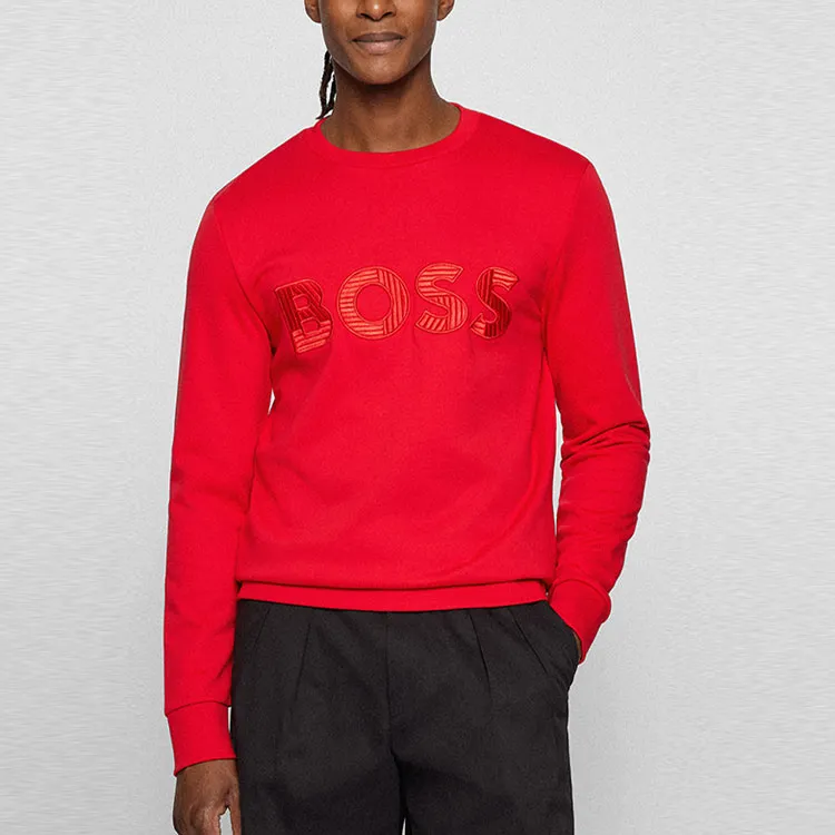 HUGO BOSS Sweatshirts Men Red-2
