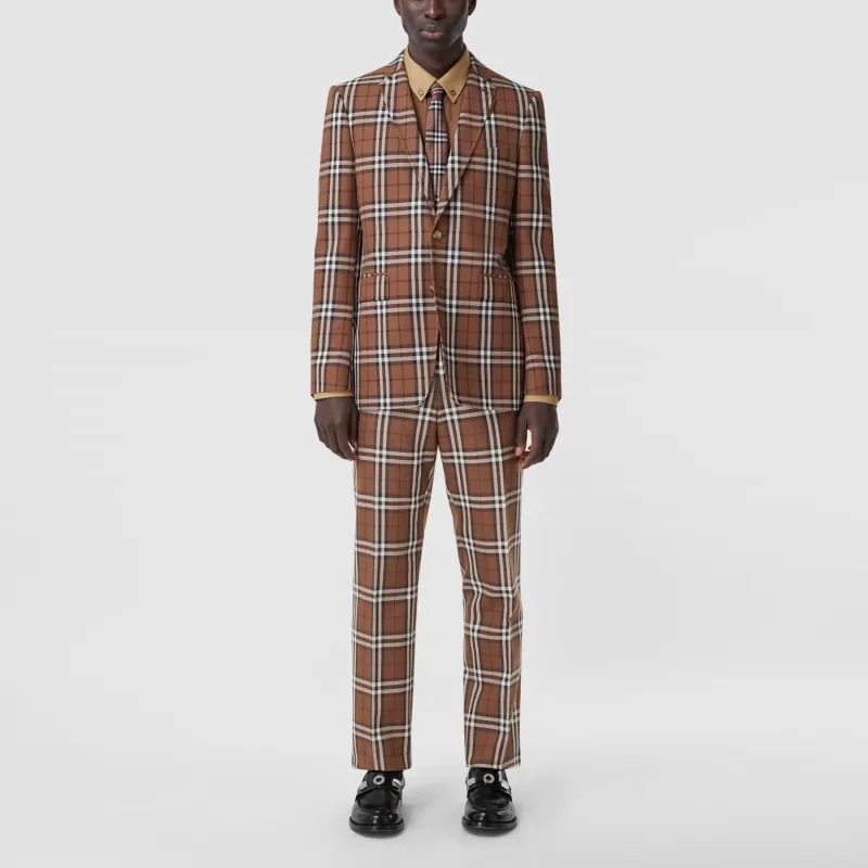 Burberry Business Suits Coats Men's Dark Birch Brown-1